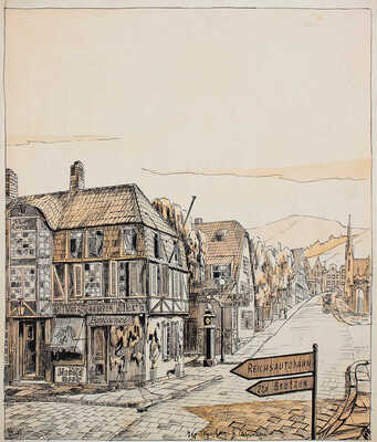 Мартынов Василий Леонтиевич. Деревня Кросвиц в Саксонии 